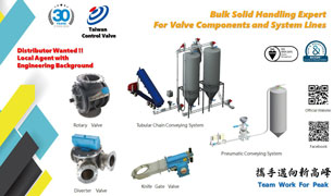 Taiwan Control Valve to present energy saving, high flexibility pneumatic conveying system trends at M’sia Plas