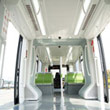 Rail car interiors with enhanced individuality; PC used by China South Railway 