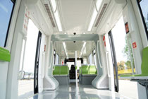 Rail car interiors with enhanced individuality; PC used by China South Railway